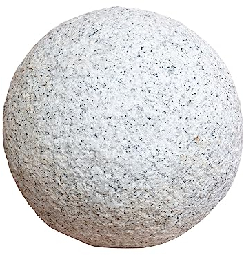 Biscottini Dekokugel für den Außenbereich 30x30x30 cm | Stein Gartendekoration | Wohnaccessoires | Gartenzubehör für den Außenbereich