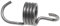 Door Hinge Spring Compatible with/Replacement Part for Beko 4862320300 Refrigerator, Freezer (Description)
