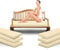 Outdoor Garden Bench Cushion Seat Pad for 2/3/4 Seater Patio Furniture Waterproof Swing, Hammock, Rattan Sofa 108/140/170cm Long Bench Chair Cushions Pad (4 Seater 170cm x 51cm x 5cm, Cream)