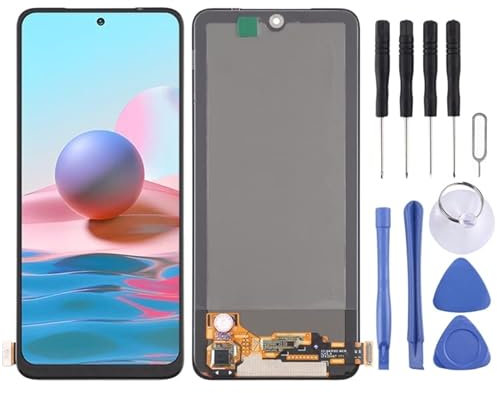 Pantalla LCD de teléfono móvil Material OLED LCD Pantalla y Digitizador Conjunto Completo para Xiaomi Redmi Nota 10 4G / Redmi Nota 10S / Redmi 11 SE India/Poco M5S M2101K7BG, M2101K7BI, M2101K7BNY,