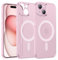 ESR Custodia per iPhone 15 Plus, Compatibile con MagSafe, Protezione di livello militare, Resistente all'ingiallimento e ai graffi, Custodia magnetica per iPhone 15 Plus, Serie Zero, Rosa