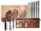 Palette Ombretti Trucco, Brillanti e Opachi Altamente Pigmentate per Make Up Professionali Trucchi Occhi Natural, 16 Colori Ombretti Glitter e Matte Pigmentati a Lunga Durata Con Specchio (A)