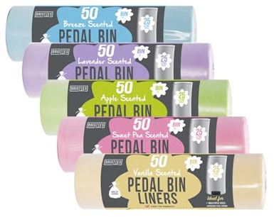 Scented Pedal Bin Liners/Bags 250 Bin Liners/25L(Random delivery)