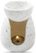 FYting Duftlampe,Duftlampe für ätherische öle,Duftlampe Teelicht,Keramik Diffusor für ätherische Öle, Aromatherapie Ofen, Kerzenlampe, Kerzenhalter Für Halloween, Weihnachten, Geburtstag (Weiß)