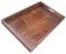 Weipenglianhe Bandeja grande de Madera, 60 x 40 x 6 cm, Color marrón