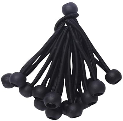 LOVIVER 36x Ball Bungee Cords Trampoline Elastic Ropes Elastic Fitness Tie Down Cords Replacement for Tent Tarp Straps Canopy Outdoor