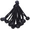 LOVIVER 36x Ball Bungee Cords Trampoline Elastic Ropes Elastic Fitness Tie Down Cords Replacement for Tent Tarp Straps Canopy Outdoor