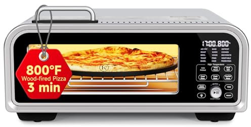 Kitchen Elite - Air Fryer for Toaster Oven, 15 in 1 Digital Convection Oven Countertop Control NTC Control, Portable Stainless Steel Pizza Oven for 12 Feet / 9 Slices,