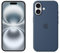 Apple iPhone 16 (256 GB) - Blanco + Funda de Silicona con MagSafe - Denim