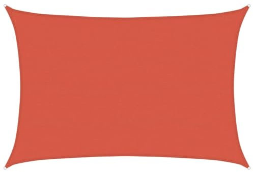 Voile d'ombrage pour pelouse et jardin, vie en plein air, parasols et parasols, 160 g/m², terre cuite, 5x6 m, HDPE