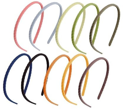Serre Tete Femme, Serre Tete Fille Bandeau Tressé Pour Femmes, Bandeau Cheveux Femme Bandes De Cheveux En RéSine Plastique Pour Femmes, Accessoires De Coiffure Style éLéGant, 10 Couleurs
