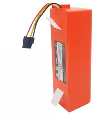 WVGFAUXA Batería For Aspiradora Robot Barredora BRR-1P4S-5200D, Compatible con XIAOMI, Roborock, S50, S51, S55, T60, 18650(14.4VC 12800mAh 1)