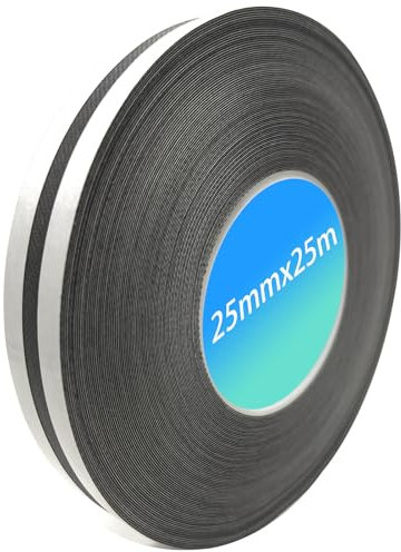 Sorlpv Gewächshaus Klebeband Anti Dust Tape 25m, Selbstklebend Kantenverschlussband für Stegplatten und Hohlkammerplatten von 4-10 mm (25mm Breit)