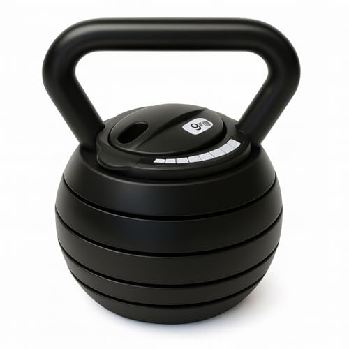 Adjustable Kettlebell Weight Set 9kg & 18kg – Home Gym Fitness Equipment for Full Body Workout, Strength & Muscle Training – Space-Saving Adjustable Kettle Bell for Exercise & Body Toning