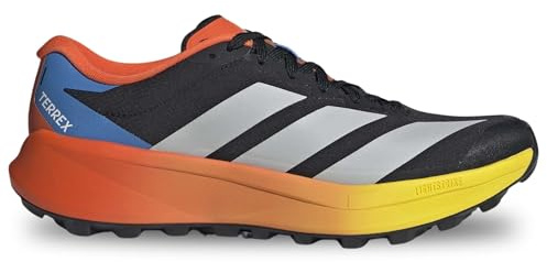 adidas Terrex Agravic 4 Trailrunning-Schuhe für Herren, Schwarz/Grau/Orange – KJ1291