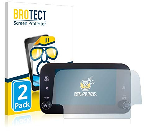 brotect Protection Film compatible with Fiat Tipo 2016-2019 Uconnet 7 | 2 Pack Clear Screen Protection Made in Germany High Clarity Anti-Scratch Anti-Fingerprints Case-Friendly Bubble-Free