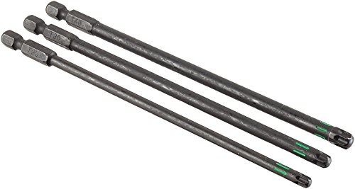kwb 3 Bits 150 mm Torx T25, T30, T40 Set Torsion 123244 (TQ 60 Stahl, Torsionszone, ISO 1173 Antrieb C6.3), L