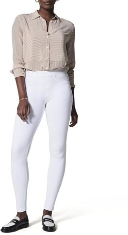 Spanx Jean-ish Ankle Leggings,White,2X