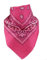 Harrys-Collection extra großes Bandana 100% Baumwolle! 70x70 cm, Größen:70x70, Farben:pink