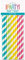 Assorted Colors Striped Smoothie Paper Straws - Perfect for Birthday Parties & Everyday Use - 10ct