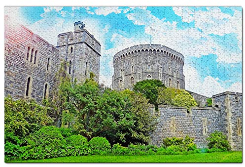 Großbritannien England Windsor Castle Puzzle 1000 Teile Holzpuzzle Erwachsene Spielgrafik Reise Souvenir Holz
