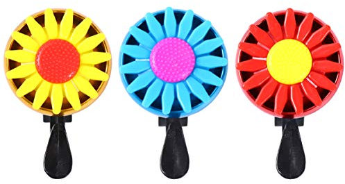 BESPORTBLE 3 Stücke Kinder Fahrradklingel Blumen Fahrrad Glocke Mountainbike Klingel Hupe ?dchen Fahrradglocke Miniglocke für MTB BMX Rennrad Kinderfahrrad Zubeh?r