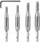 Bestgle 4pcs Center Drill Bit, 1/4 Hex Shank Door Self Centering Hinge Drill Bits Woodworking Window Hole Saw, 5/64, 7/64, 9/64, 11/64