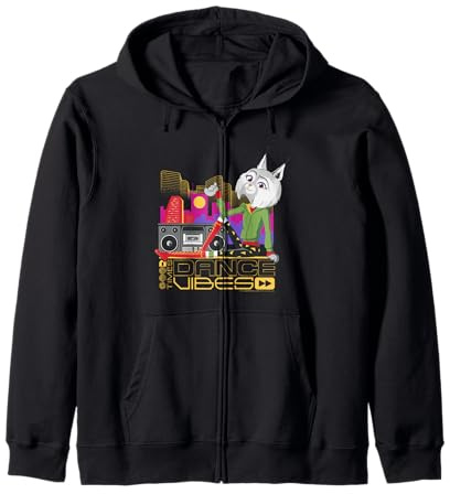 Sing 2 Nooshy Retro City Poster Kapuzenjacke