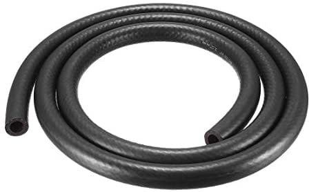 10mm ID - 17mm OD Reinforced Rubber Hose Fuel Line for Brake Fluid/Fuel Hose/Oil/Petrol/Diesel/Car (0.5)