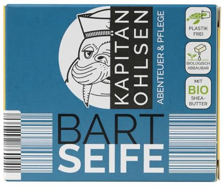 KAPITÄN OHLSEN Bart-Seife - beste Pflege für deinen Bart - 100% natürlich