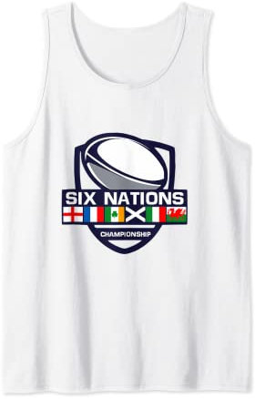 Sechs Rugby Nationen Tank Top