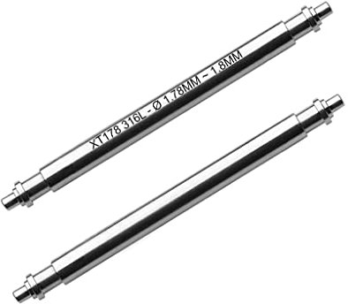masar 22mm XT178 Premium Barres à Ressort – Watch Spring Bar - Pompes, Tiges Barrettes à Ressort pour Bracelets de Montre INOX 316L – 2 Pcs