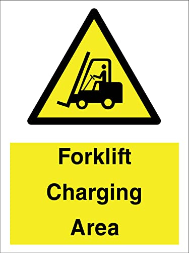Warnschild Gabelstapler Aufladen Personalisierte Metallschild Retro Türschild 20X30Cm, Tin Sign