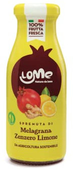 LOME Natura da bere Spremuta di Melagrana, Zenzero e Limone da agricolura sostenibile