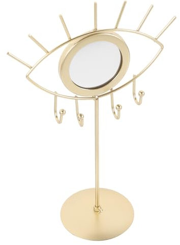 Abaodam Elegant Jewelry Tower Gold Jewelry Display Stand for Necklace and Earring Diy Craft Organizer