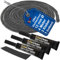 DeClean - Ofen Dichtschnur für Kaminofen Ofendichtung 4 Meter Kamin Dichtband 12mm mit hitzebeständiger Kleber Ideal für Kamin, Ofen Reparatur Kamindichtung