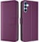 TQIAHF for Samsung Galaxy A15 4G/5G Case Leather Wallet Phone Case Cover with Card Holder Slots Magnetic Flip Case Shockproof Stand Book Style Phone Cover for Samsung Galaxy A15 4G/5G,Dark Purple