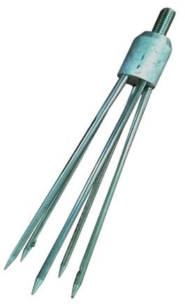 Harilla Fisch-Gigs, Fisch-Speer, Outdoor-Angelgabel, Harpunenspitze, Stange, Speer, Tauch-Speer, Gig, Edelstahl, Angel-Harpunenkopf-Werkzeug