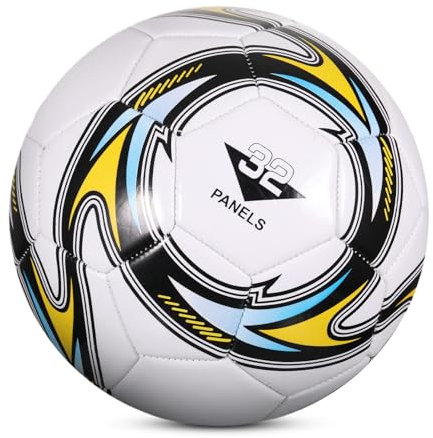 kodivenj Fussbälle GrößE Offizieller 5 Fußball Professioneller Fussball Wettbewerb Draussen Fußbälle Sport Training Fusball Unisex Trainingsball Fussbal für Kinder Erwachsene
