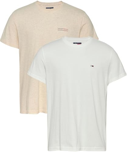 Tommy Jeans Herren Tjm Xslim 2pack Jersey Tee Ext Dm0dm20687 Other Tops