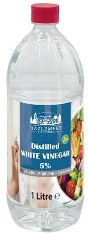 1Lt White Vinegar, White Vinegar Cleaning, Vinegar for Cleaning, Distilled White Vinegar, Cleaning Vinegar, White Wine Vinegar, Suitable for Cleaning, Baking, Cooking, White Vinegar%5 Acetic Acid