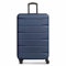 Franky 4-Rad Koffer, Trolley aus ABS Material, funktionaler Hartschalen Koffer, Reisegepäck mit TSA Schloss für Ferien und Abenteuer (DUNKELBLAU, M-mittlerer Koffer 65cm)