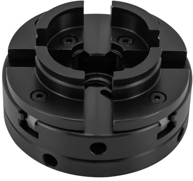 MEHOOSPVN Ensemble de mandrin à 4 mors - Doublure en bois - Convertisseur de mandrin à centrage automatique - Pour tour général et accessoires de machine - Mandrin de précision - Travail du bois M18 x
