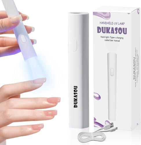 Lampe UV Ongles Gel - Lampe Led Ongles Mini Lampe UV Ongles Gel Portable Pour Ongles en Gel Machine a LED UV Pour Ongle Art Pour Tous Les Gel Séchoirs à Ongles et Lampes UV