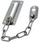 SOESFOUFU Door Extruded Chain Lock Cabinet Defense Hotlinking Security Latch Lock Silver Finish Buckle Lock