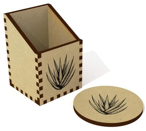Azeeda 'Aloe Vera Plant' Desk Tidy/Pencil Holder (DT00113061)