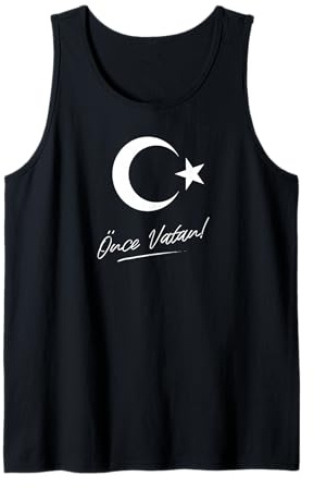 Heimat zuerst! Türkiye Halbmond Türkische Fahne Türk Tank Top