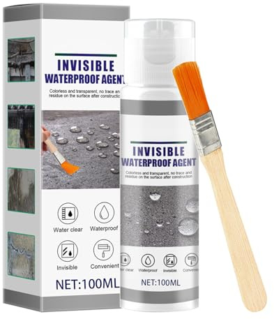 Leak Spray – Sigillante Trasparente Per Perdite Da 100 Ml Per Grondaie E Tetti Piani | Sigillante Impermeabile, Riempie Le Crepe E Blocca Le Perdite | Riparazione Istantanea Di Tetti E Tub