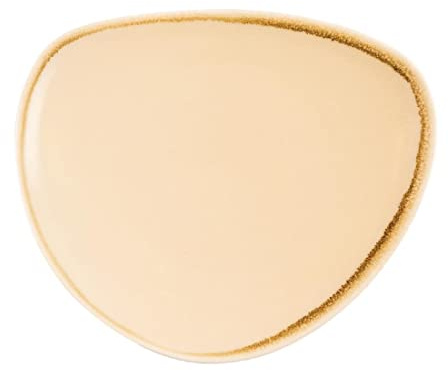 Olympia Ofen GP326 dreieckiger Servierteller, Sandstein, 230 mm (6 Stück)