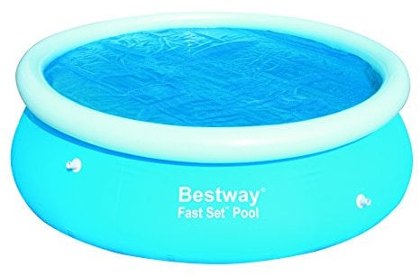 Bestway - Bâche solaire ronde diamètre 350 cm pour piscine hors sol Fast Set